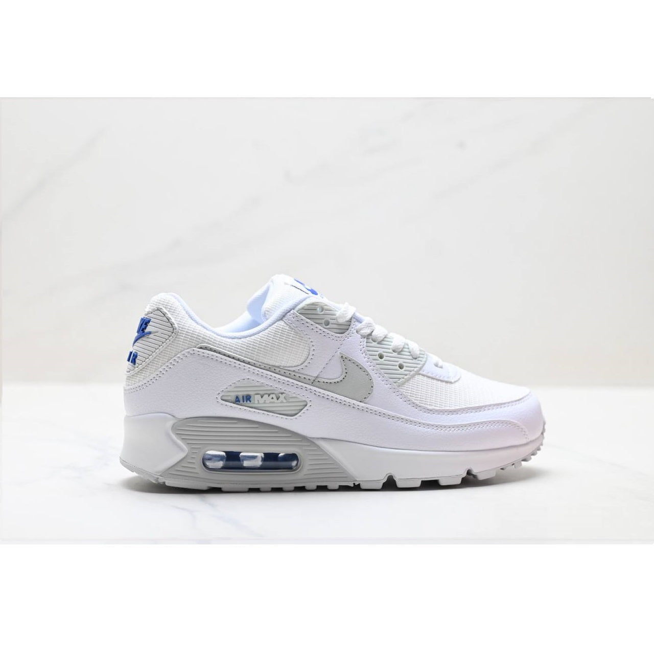 Обувки Air Max 90 White Lt Smoke Grey