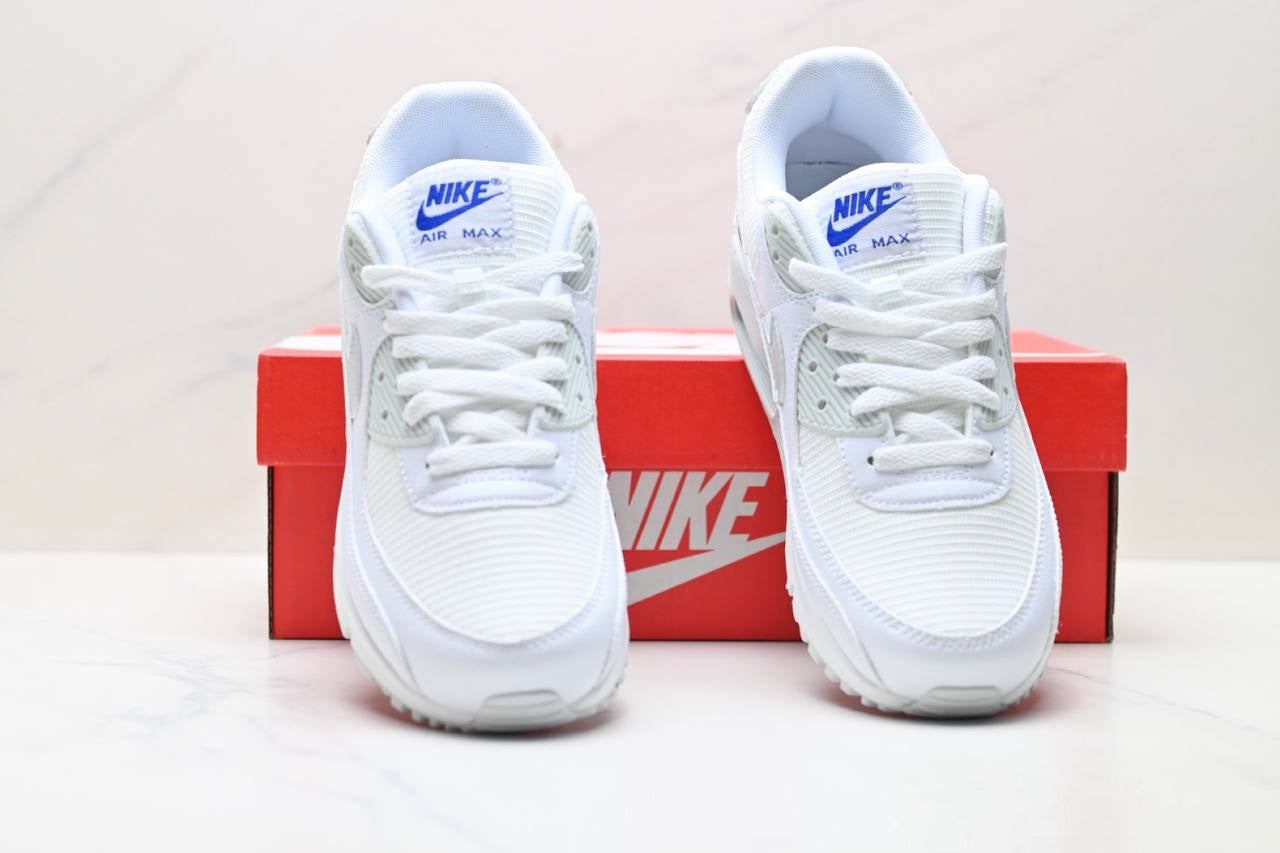 Обувки Air Max 90 White Lt Smoke Grey