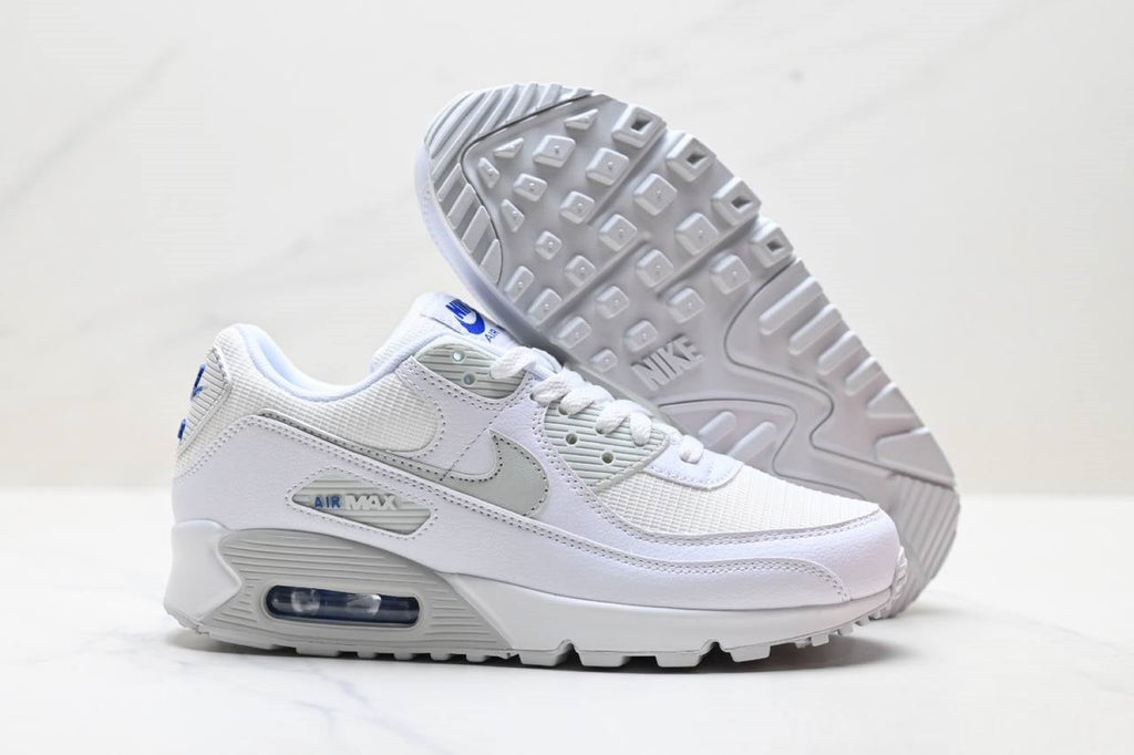 Обувки Air Max 90 White Lt Smoke Grey